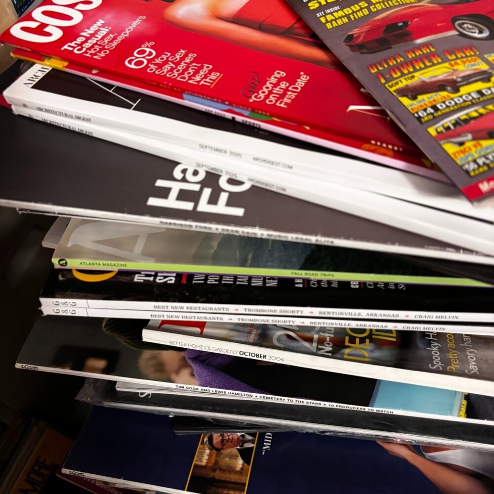 Magazines for Crafts Lot Of 9 - Junk Journal, Mixed Media, Collage - Random Pic